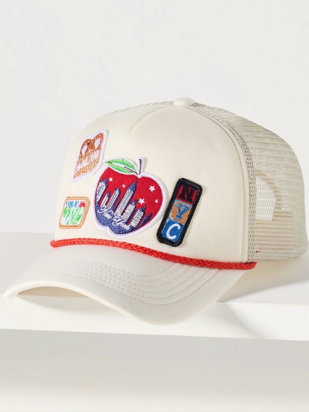 Anthropologie Travel Trucker Hat, NY NWT